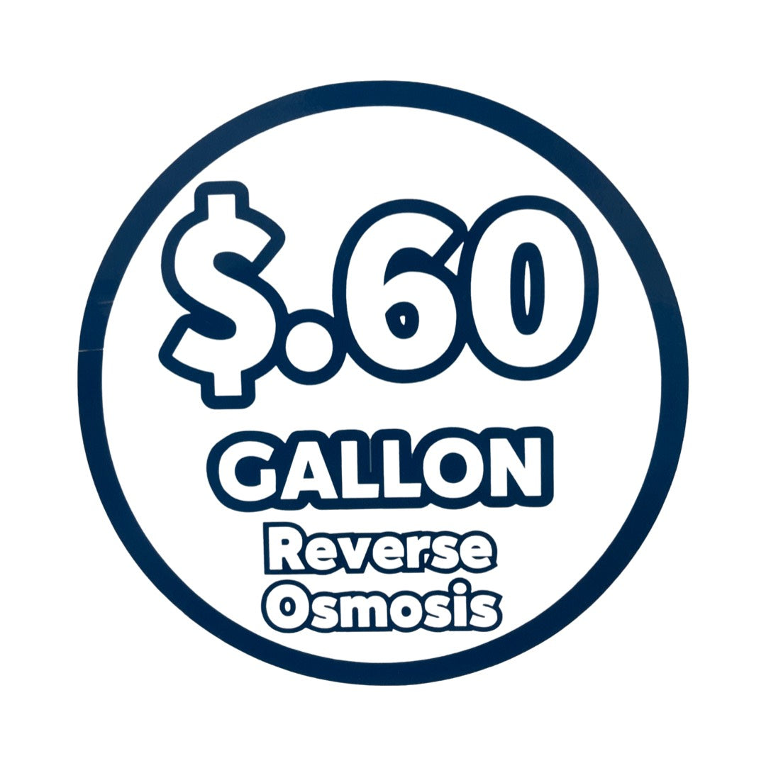 60 Cents-Per-Gallon Price Graphic - Reverse Osmosis (RO)