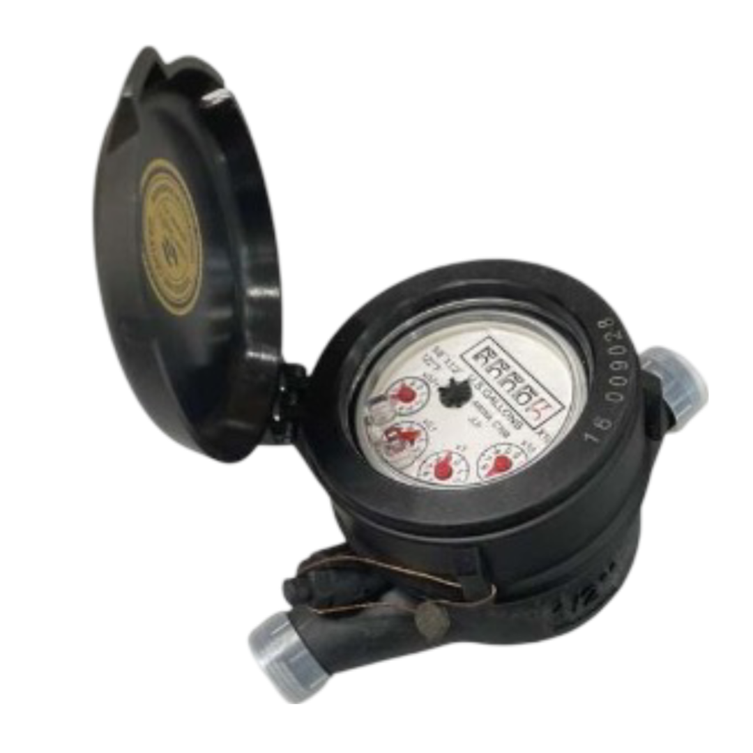 Flow Meter 1/2" Inline Totalizer