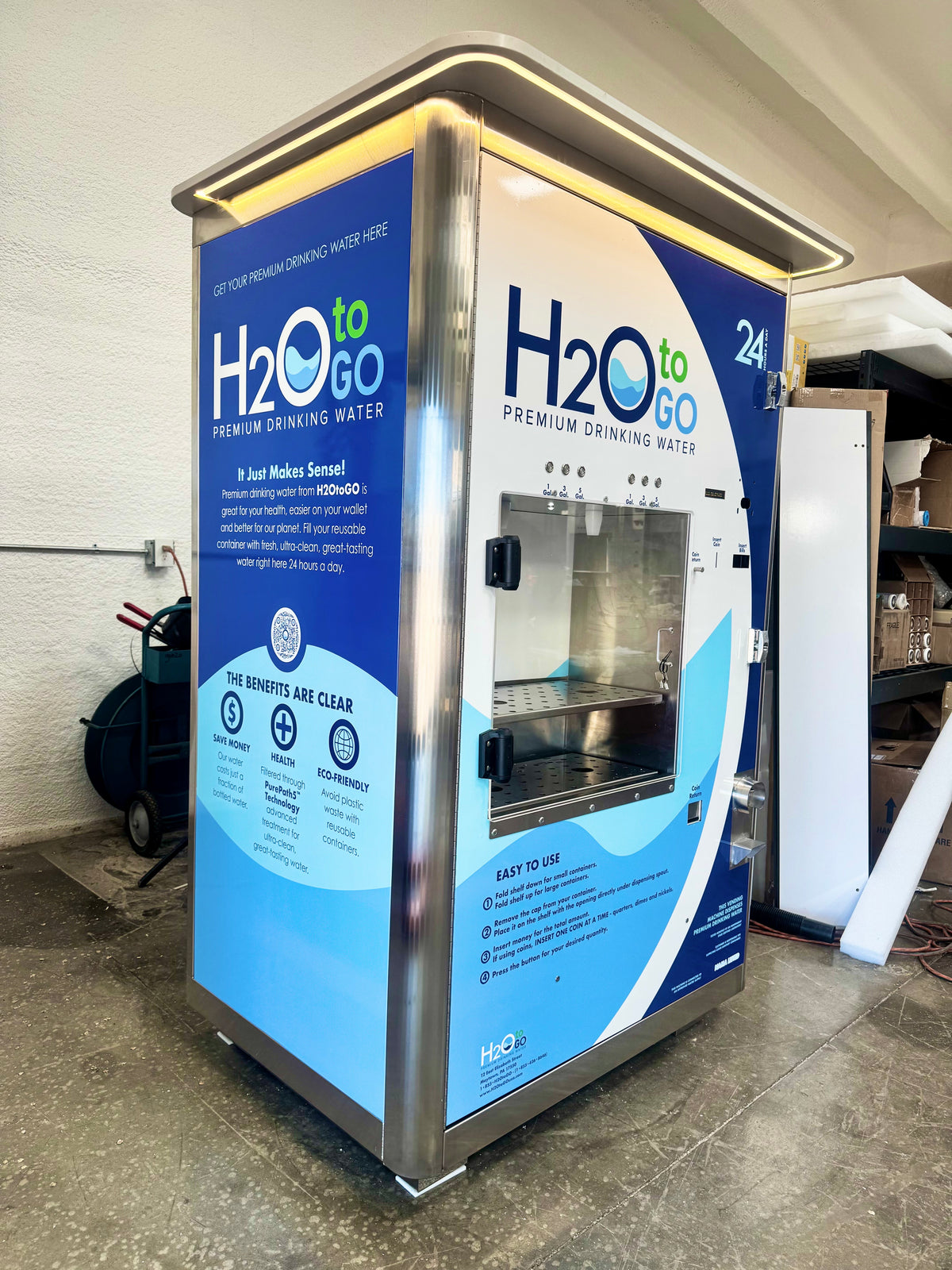 Indoor + Outdoor Water Vending Machine – goh2o equipment