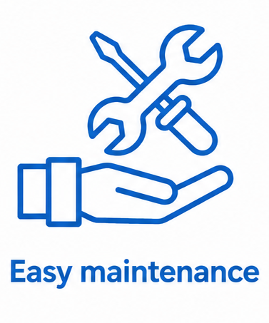 Easy maintenance icon in goh2o blue