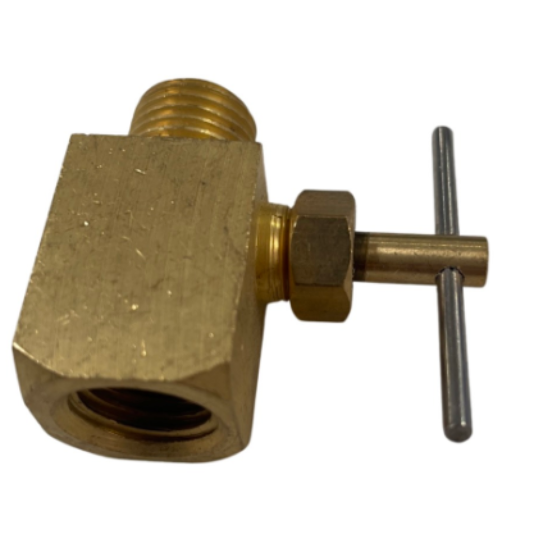 1/4" RO BRASS NEEDLE VALVE