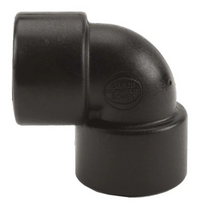 Polypropylene, 90 Degree Elbow, FPT, 1/2 in