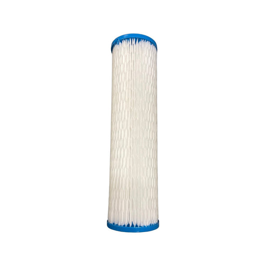 Pleated sediment filter, 2.5" x 10",  10 Micron